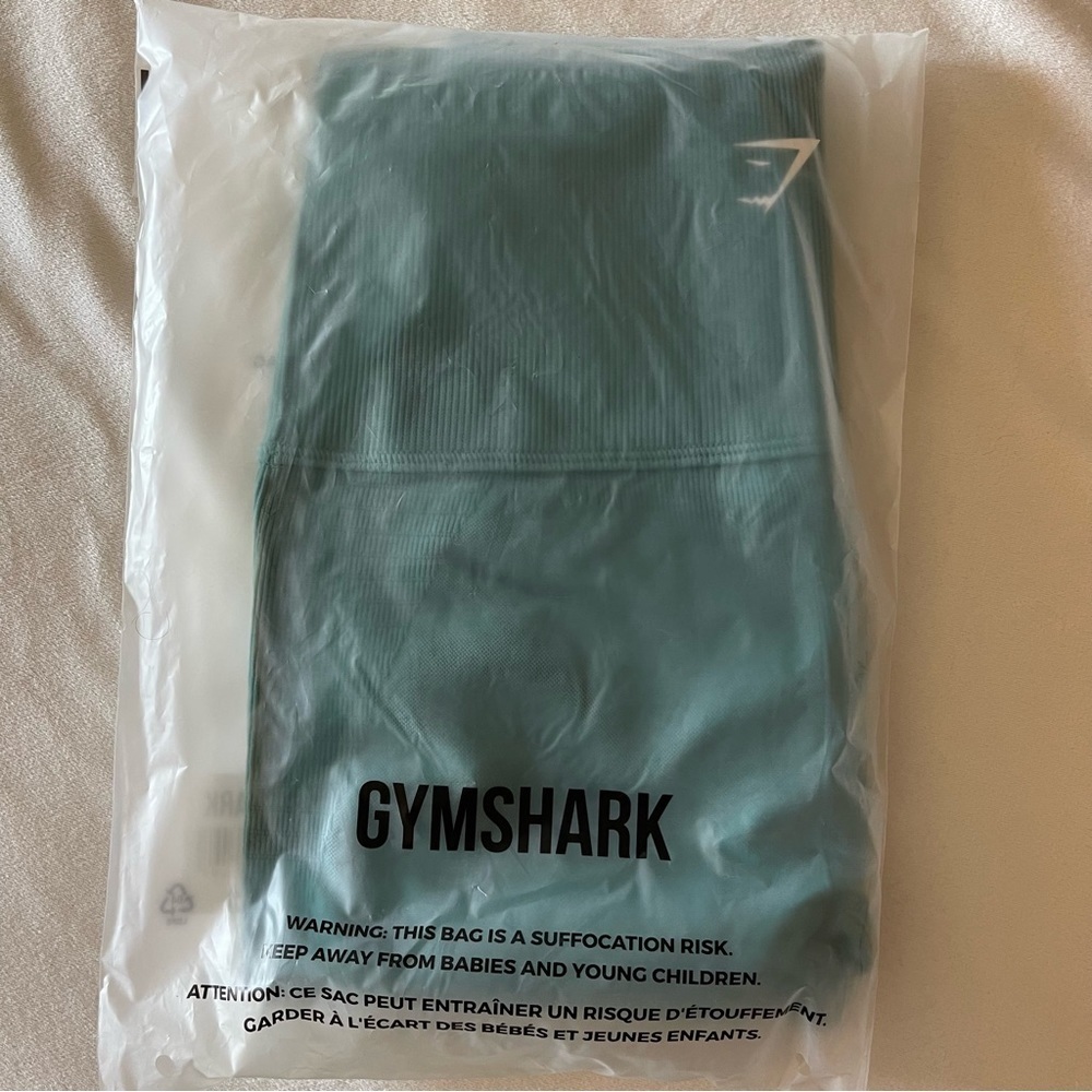 GYMSHARK Energy Seamless Leggings - Fauna Teal - Picture 7 of 9